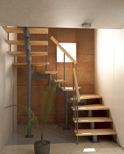 Модульная лестница (с поворотом на 180°)